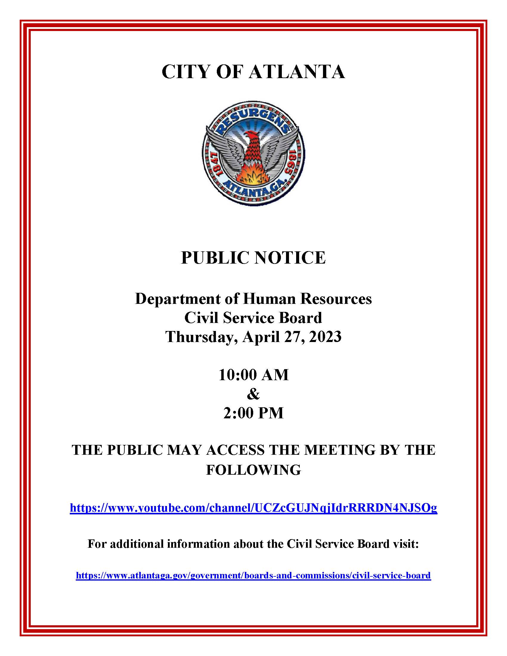 Public Hearing Notice CSB 4-27-23