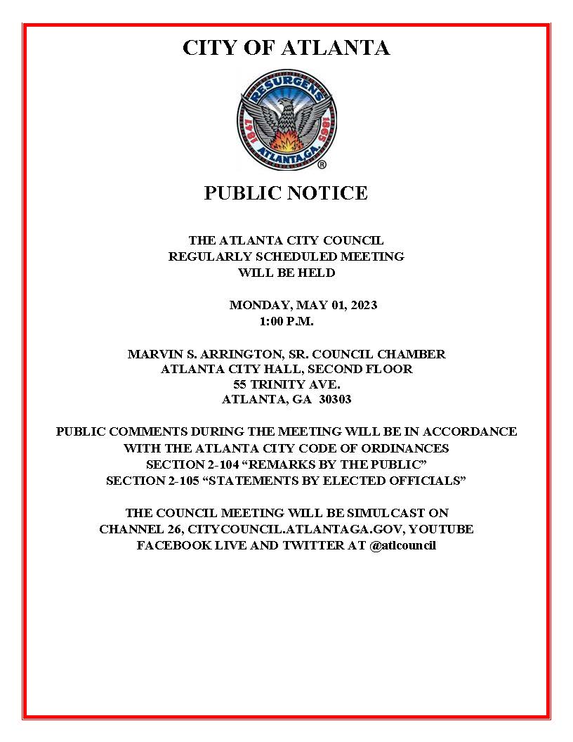 ACC Meeting Public Notice 5.01.2023