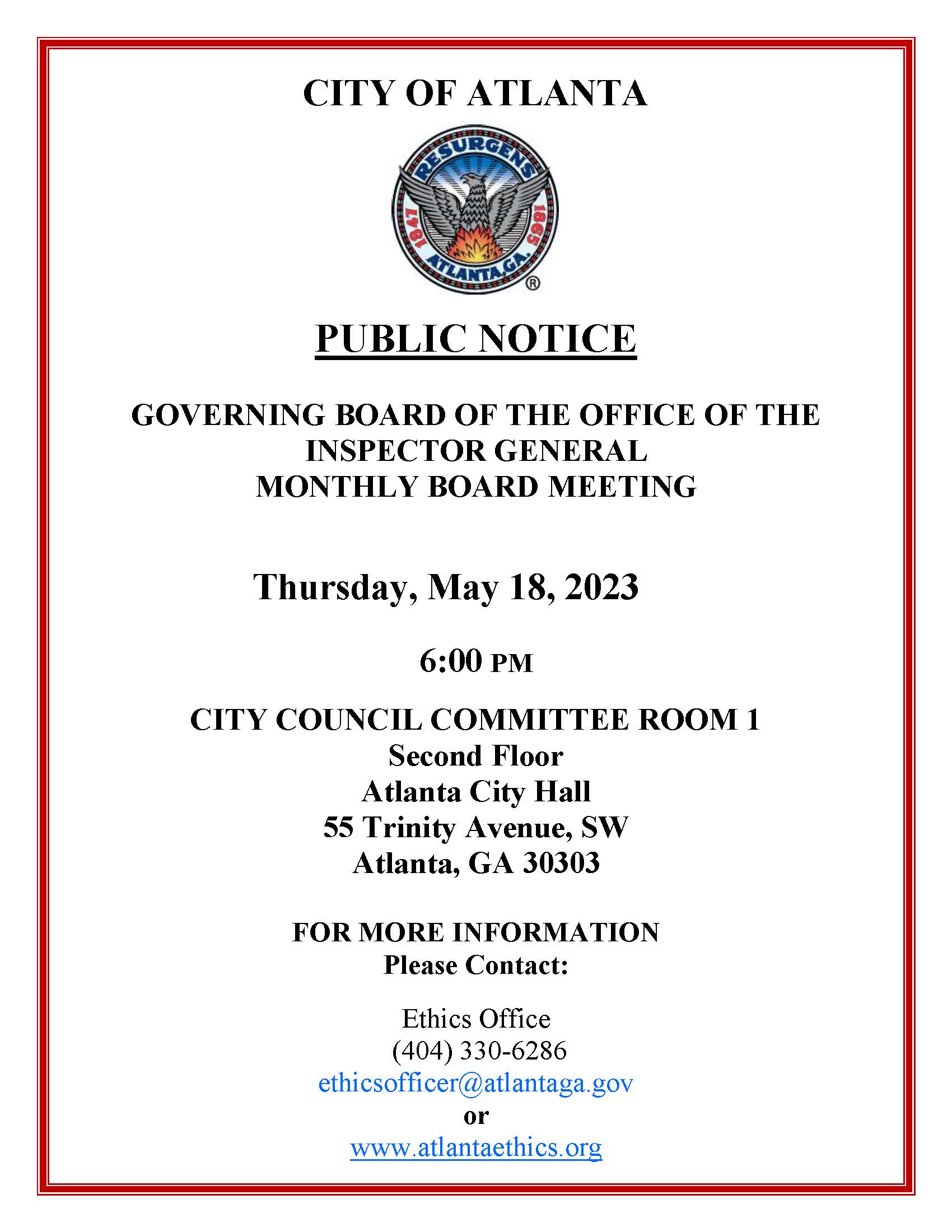 Monthly Board Meeting_Public Notice_05182023