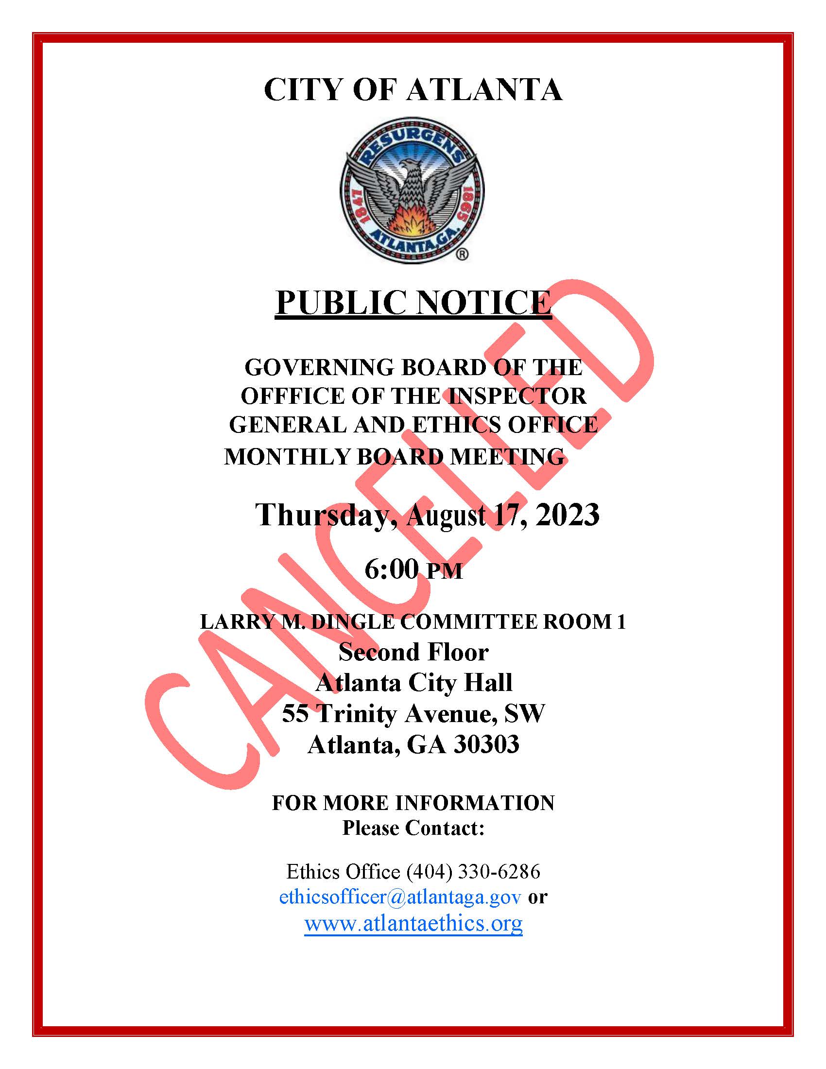 Monthly Board Meeting_Public Notice_081723