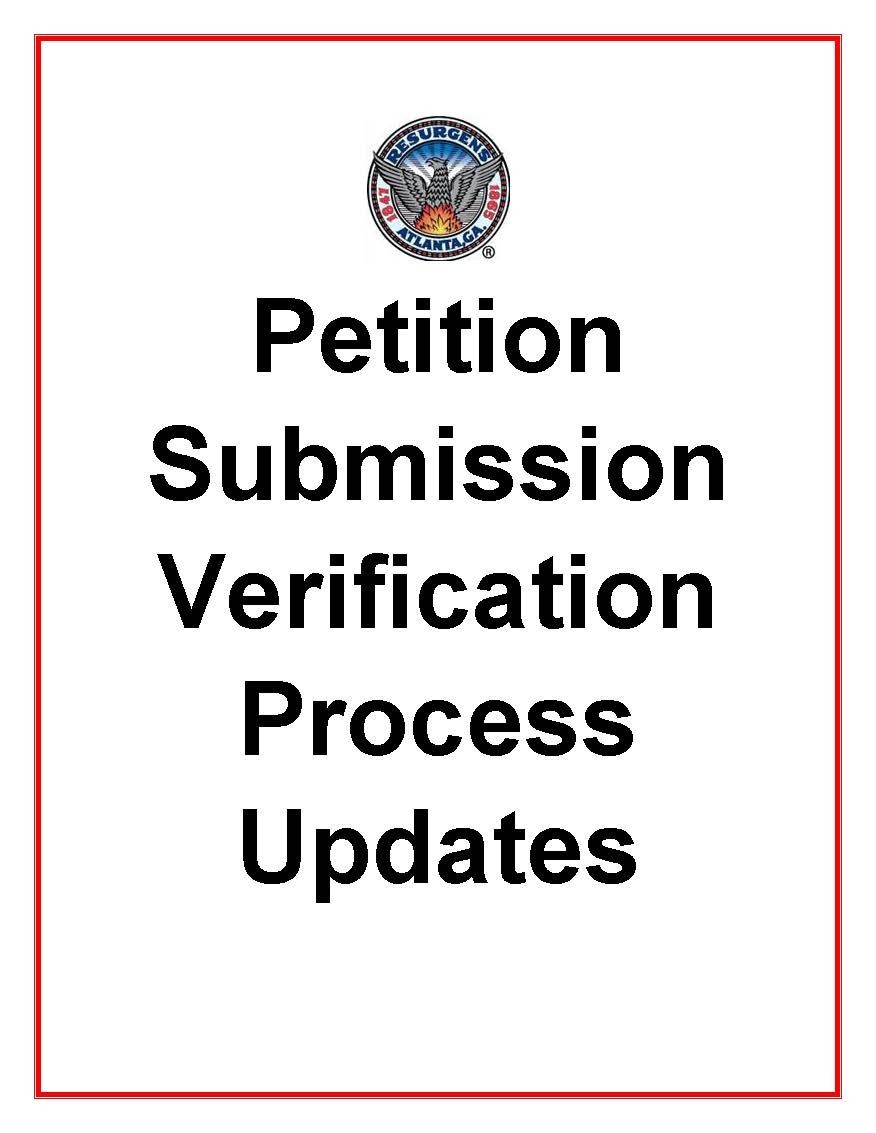 Petition Submission Verification Process Landing Page Graphic