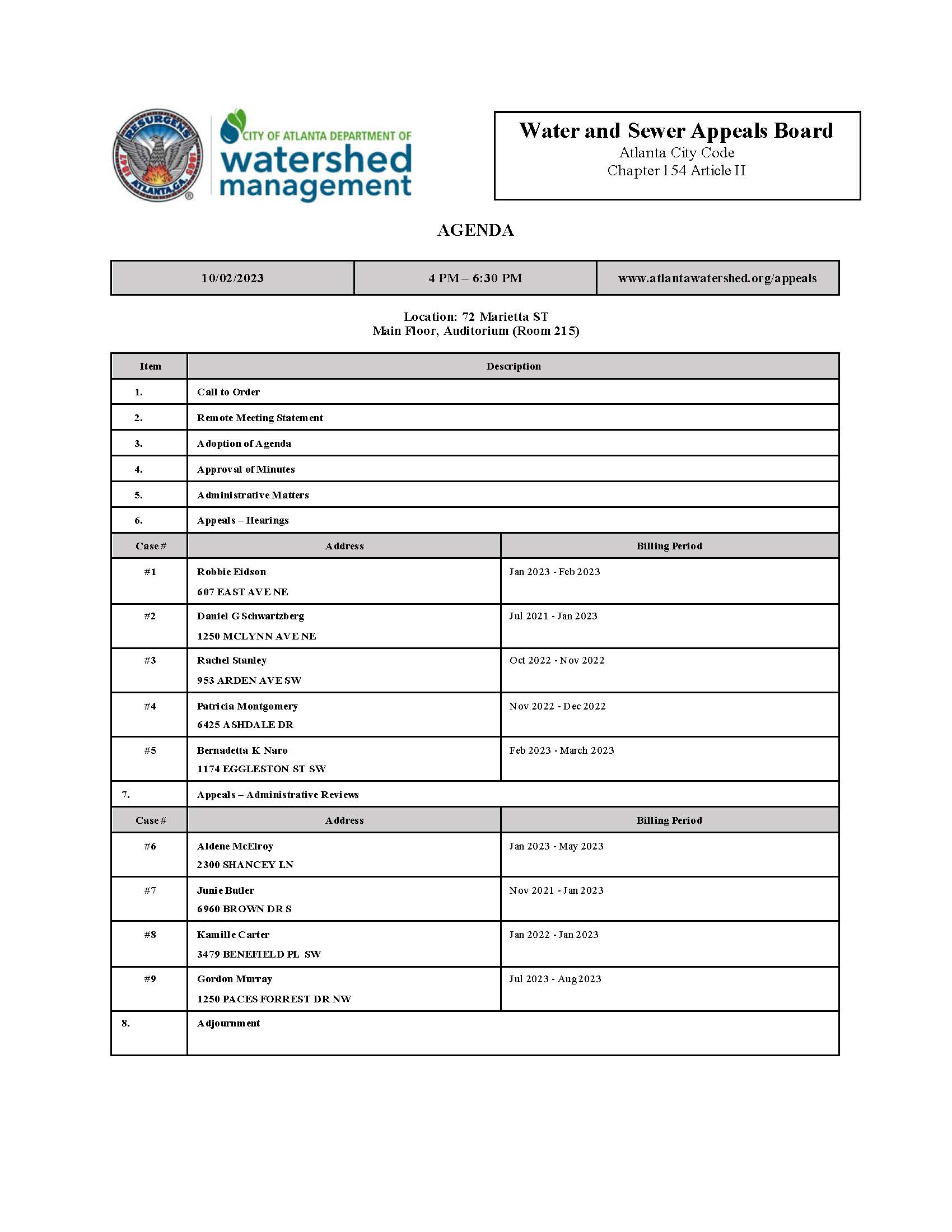 2023-10-02-WSAB Agenda