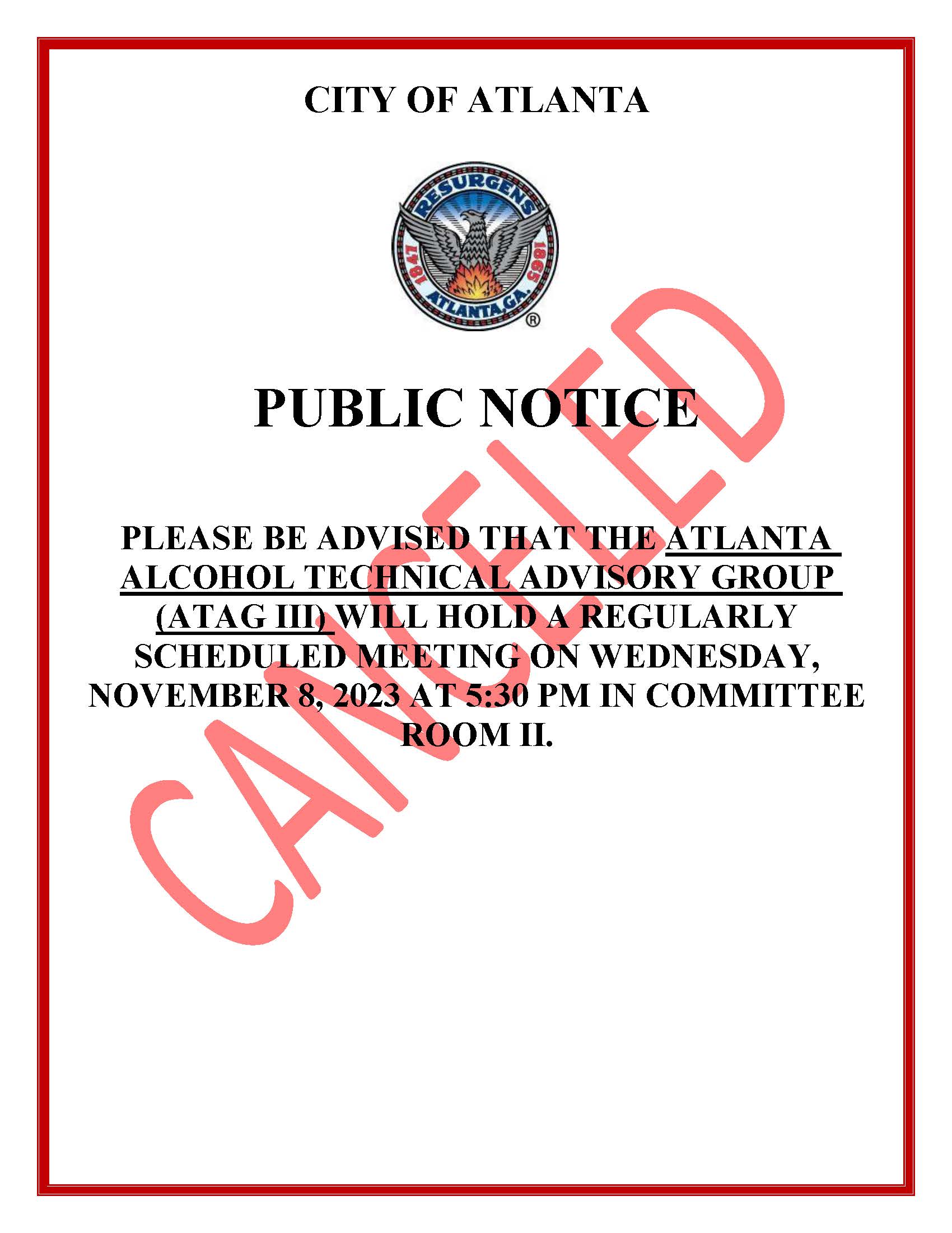 Cancelled ATAG III - 11.8.23