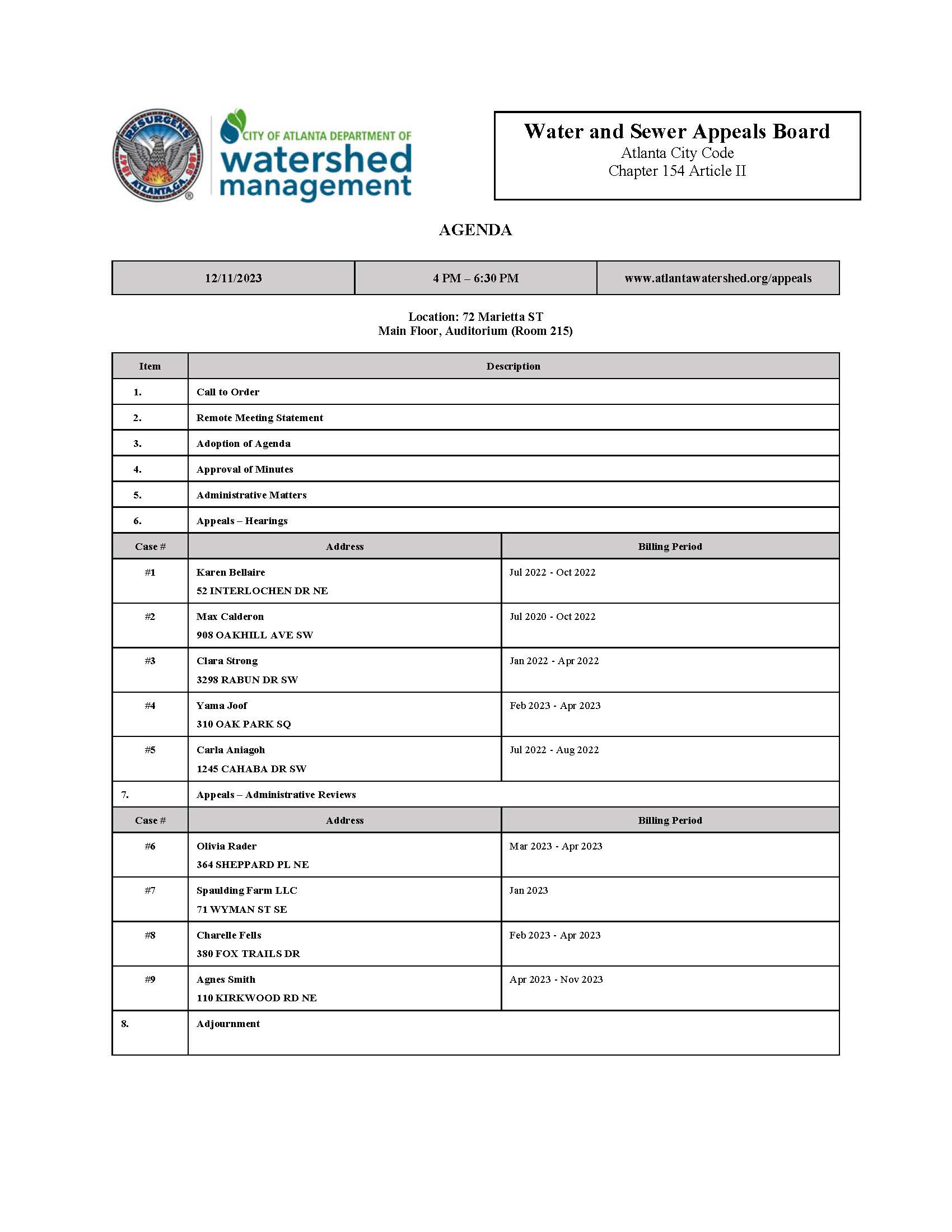 2023-12-11-WSAB Agenda