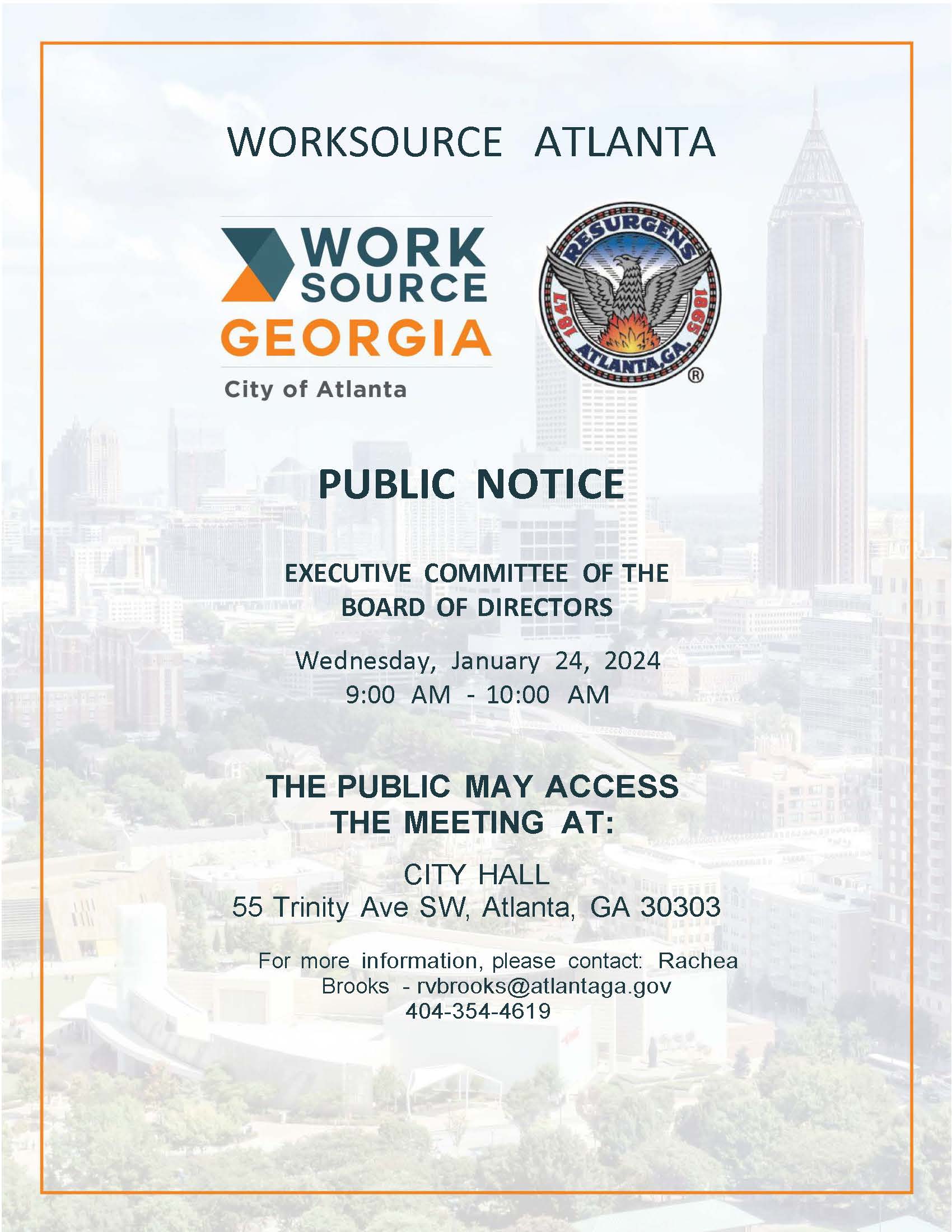 Executive Committee Meeting Notice_City of Atlanta 01242024