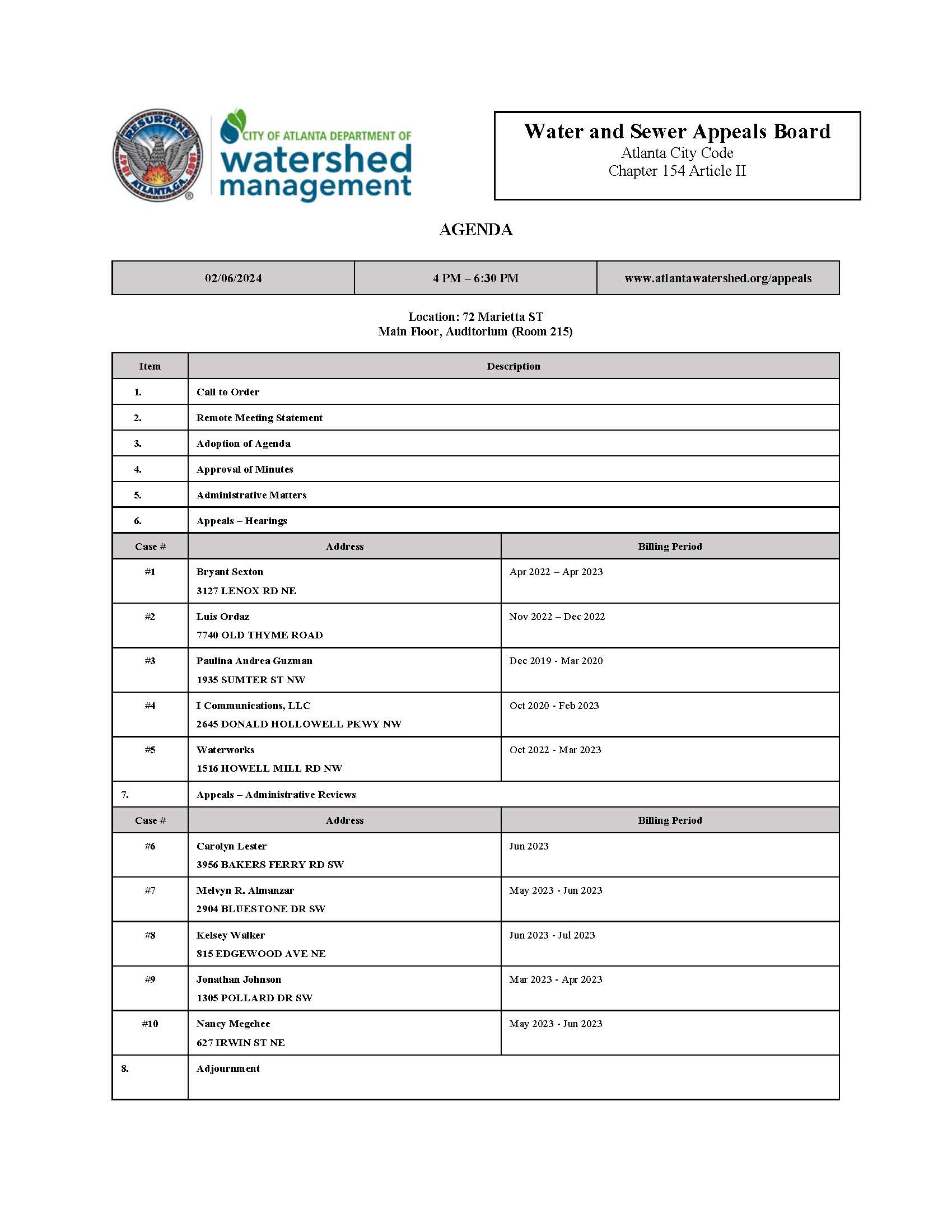 2024-02-06-WSAB Agenda