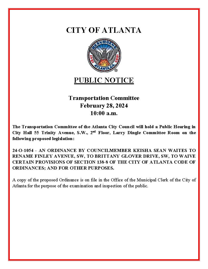 TC Public Notice (24-O-1054)