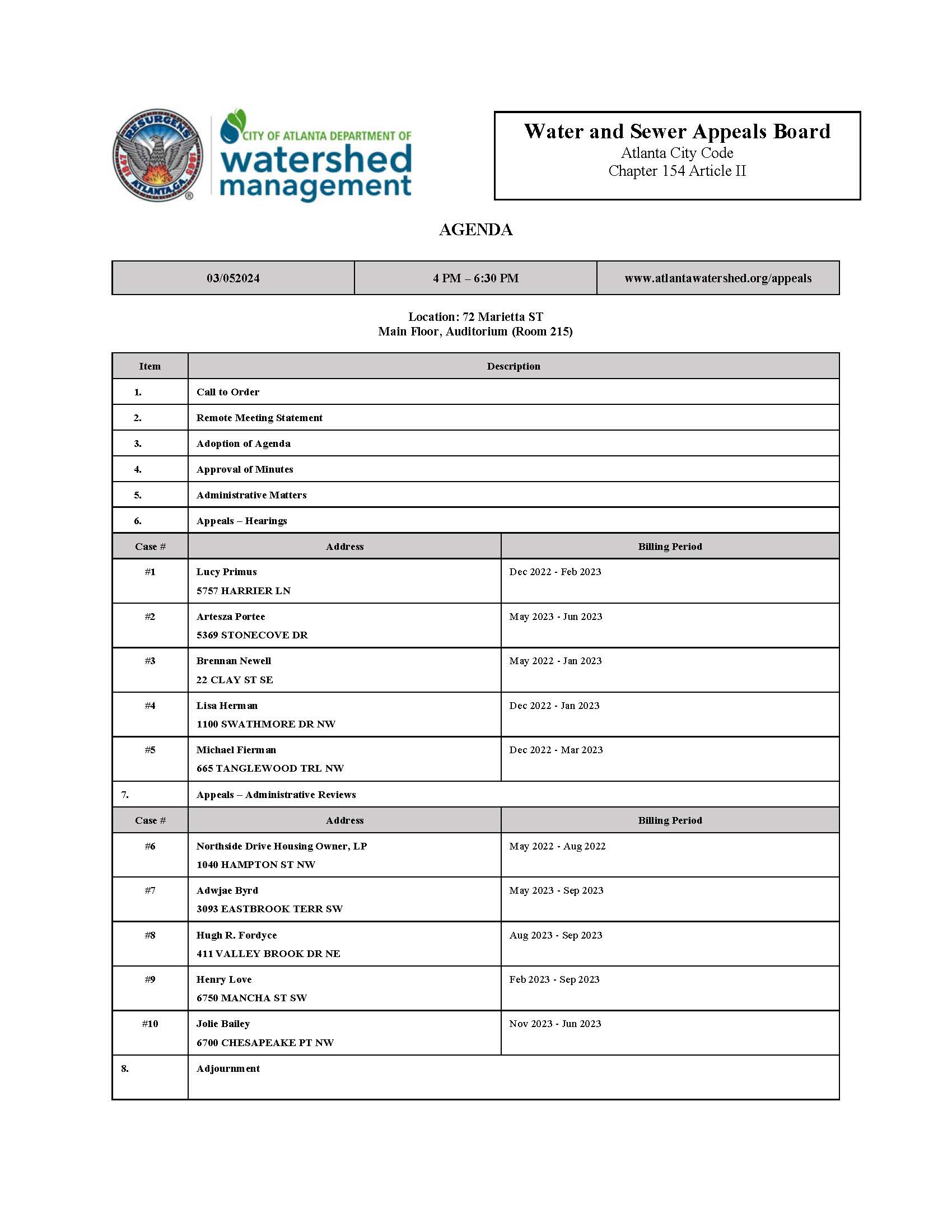 2024-03-05-WSAB Agenda