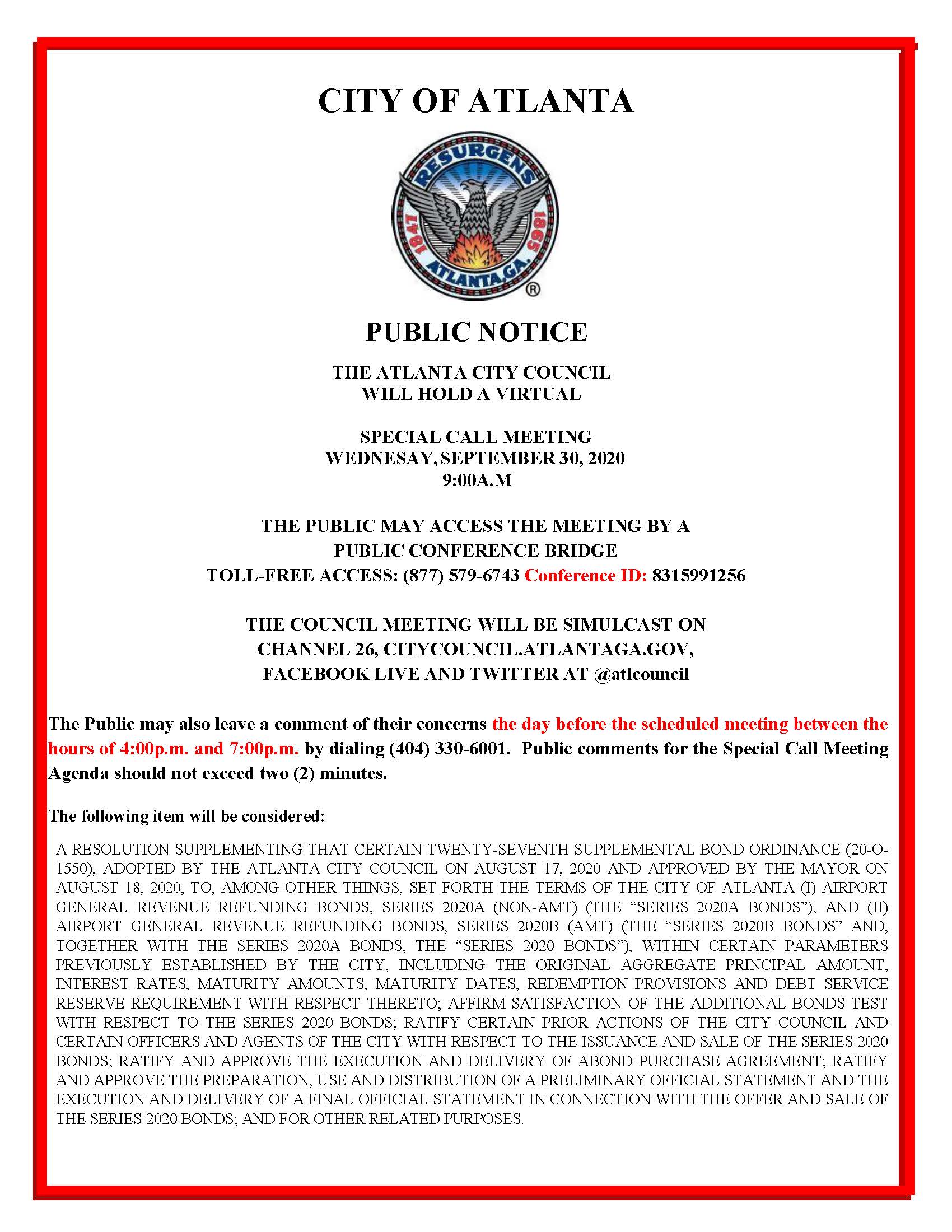 SCM 9.30.2020 Public Notice