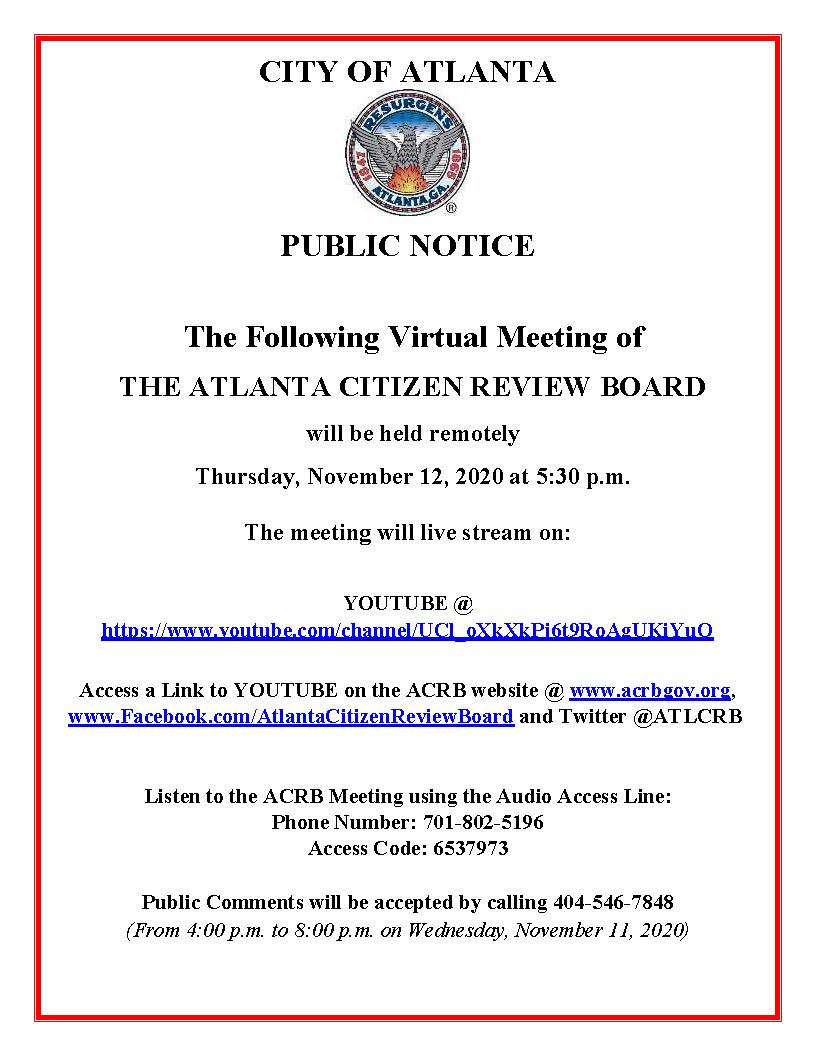 PUBLIC NOTICE_ ACRB Meeting_Nov. 12 2020