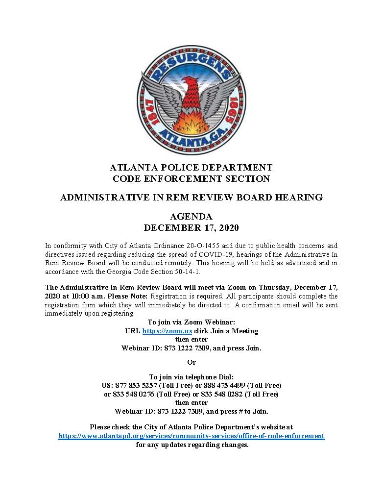 Website Publication__Administrative In Rem Hearing__Dec. 17_2020