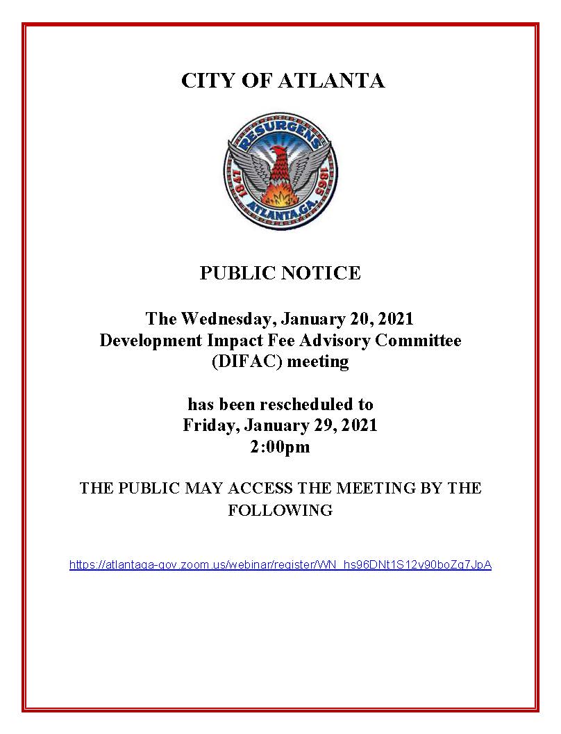 Public Notice-Jan 29 Reschedule