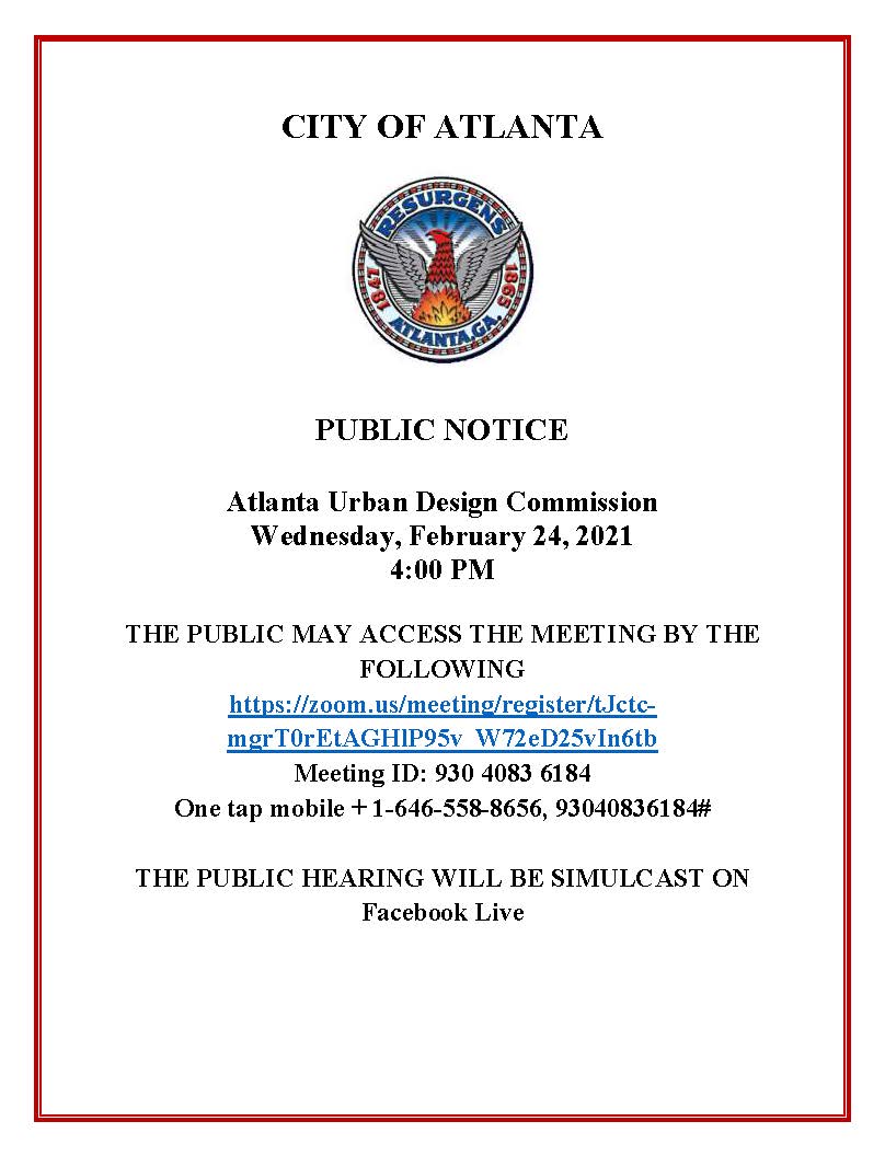 AUDC Meeting Public Notice Virtual - 02.24.2021