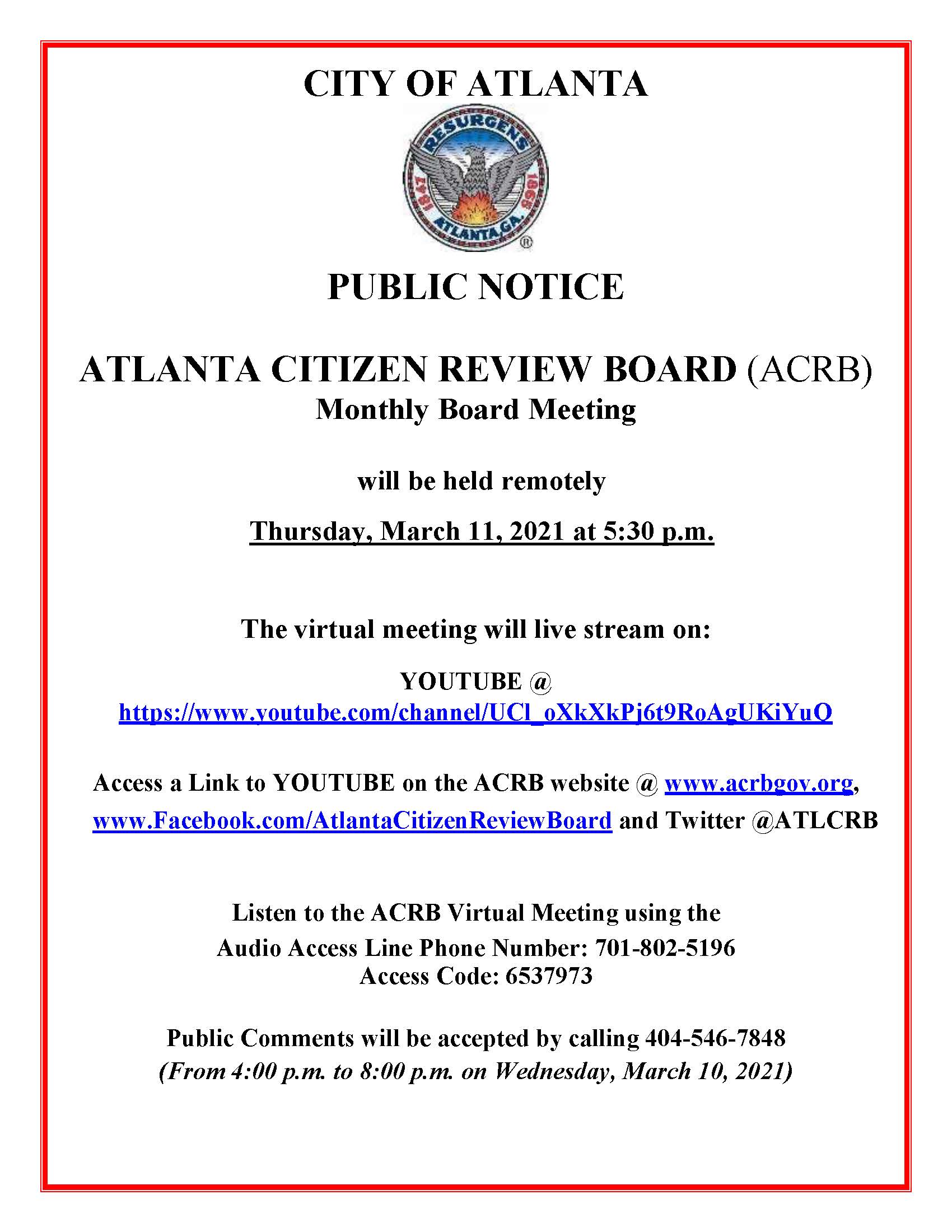 PUBLIC NOTICE_ ACRB Monthly Meeting_March 11 2021