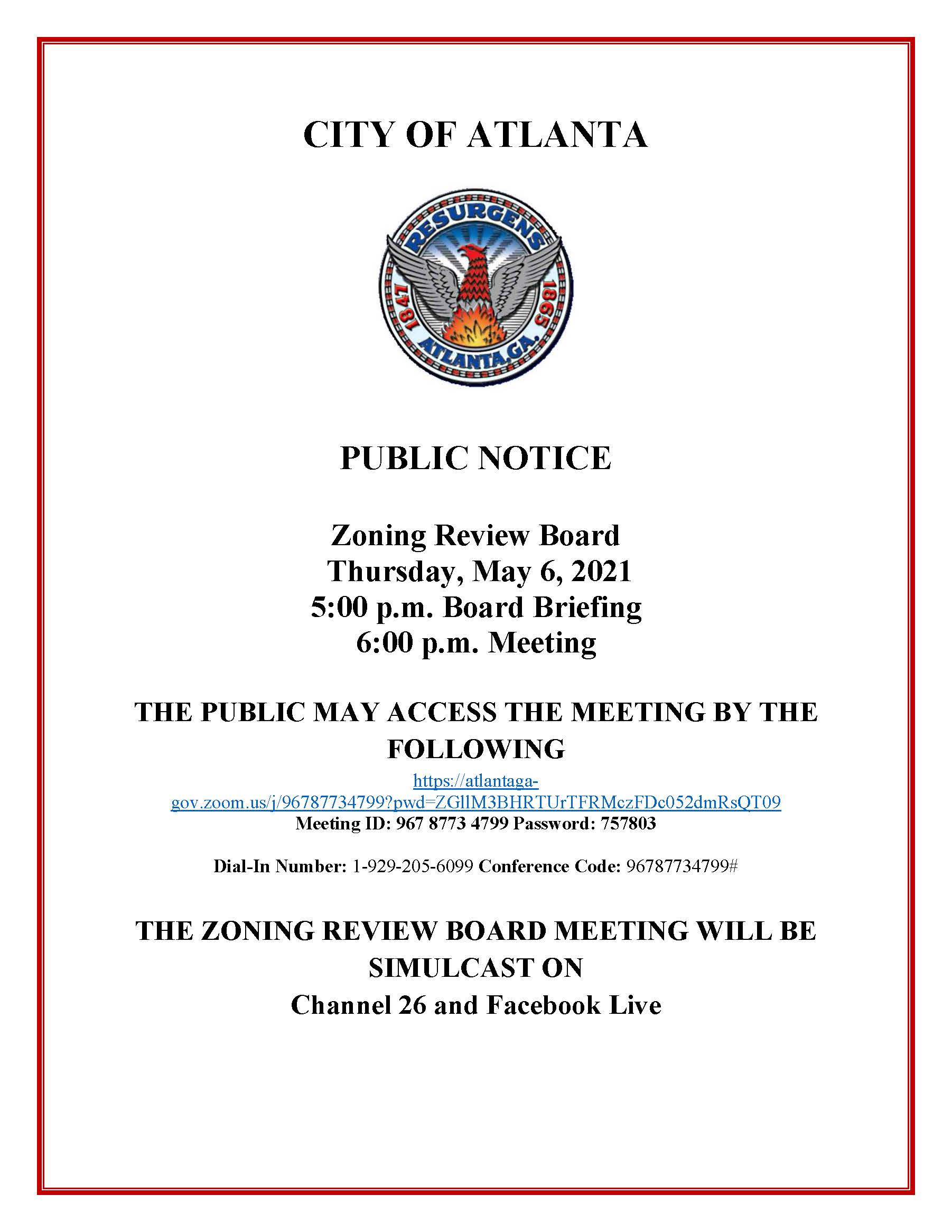 Zoning Review Board Meeting 5.06.2021