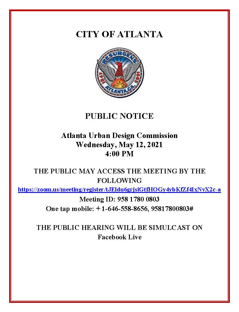 AUDC Meeting Public Notice Virtual - 05.12.2021