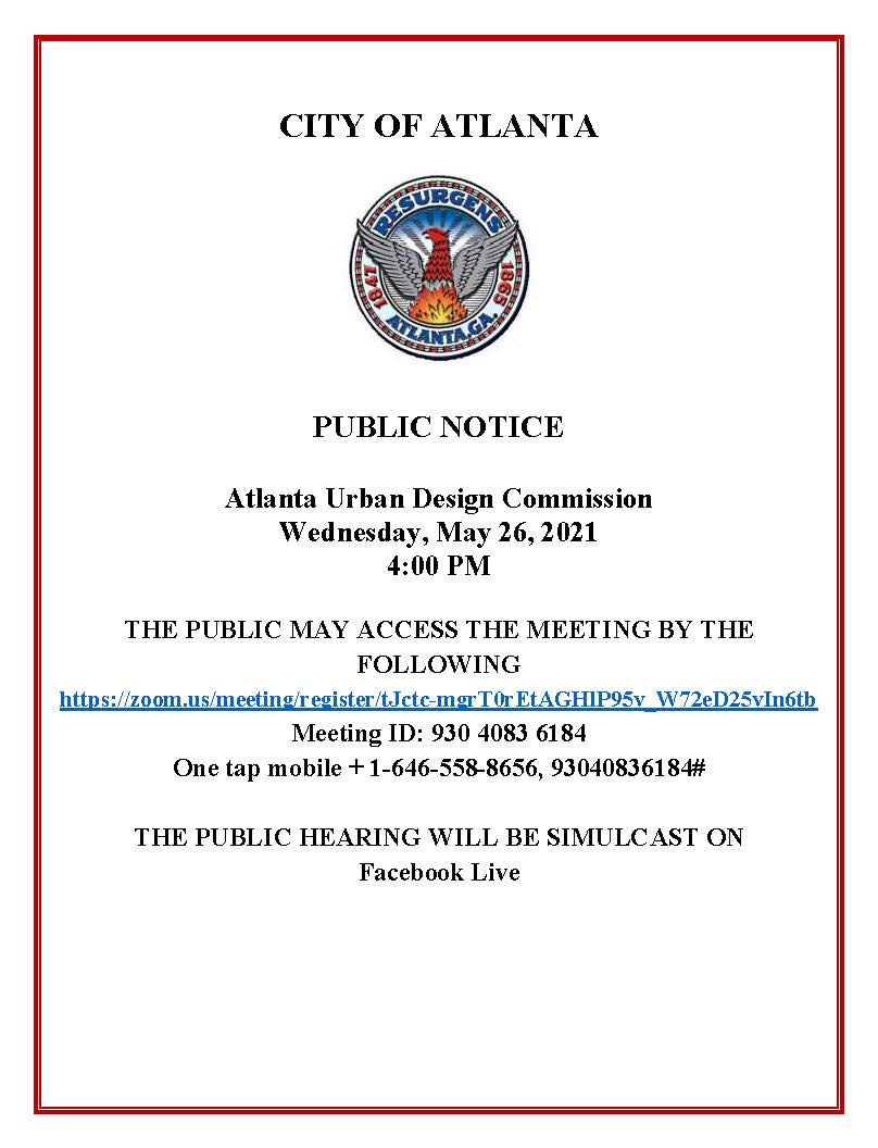 AUDC Meeting Public Notice Virtual - 05.26.2021