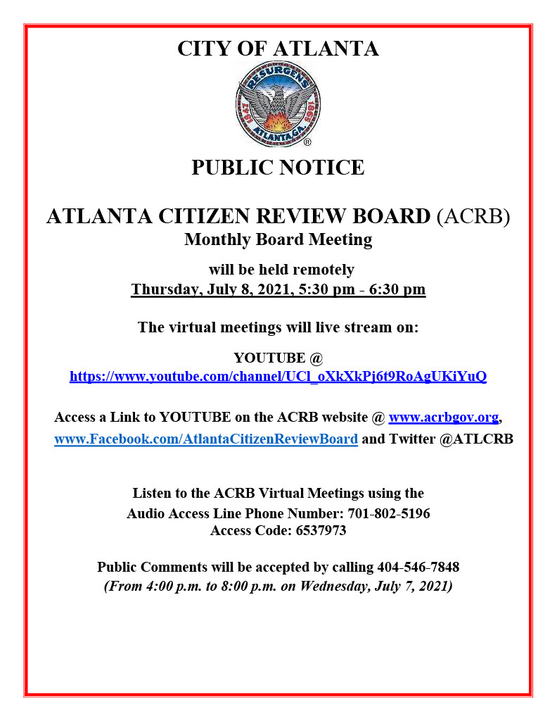 Public Notice_ACRB Monthly Board Meeting_Thurs1024_1