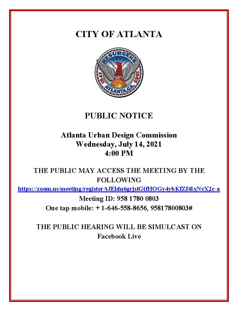 AUDC Meeting Public Notice Virtual - 07.14.2021