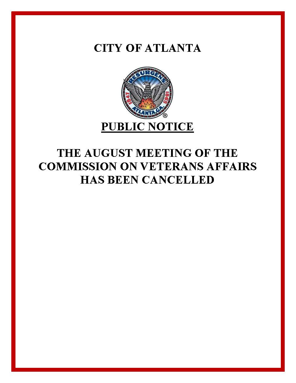 CVA Public Notice Cancellation August 2021