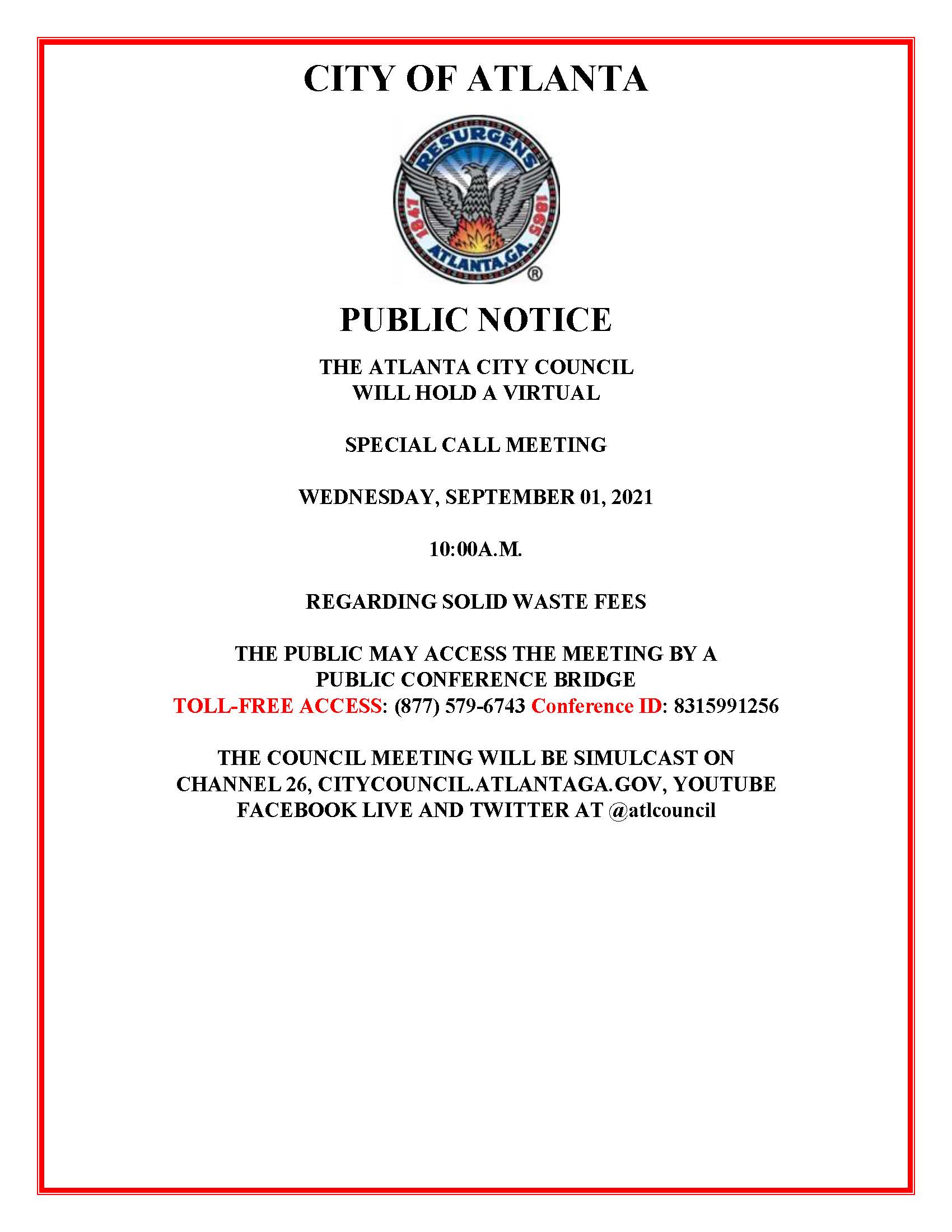 9.01.2021 SCM Virtual Meeting Public Notice