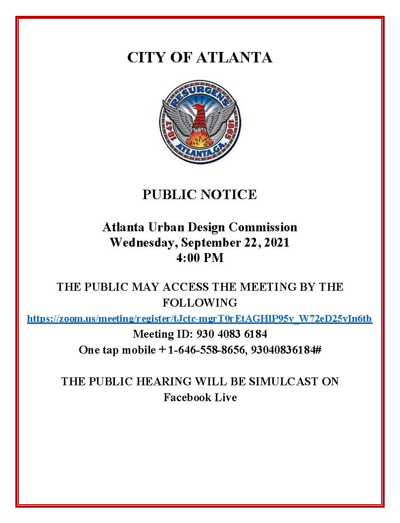 AUDC Meeting Public Notice Virtual - 09.22.2021