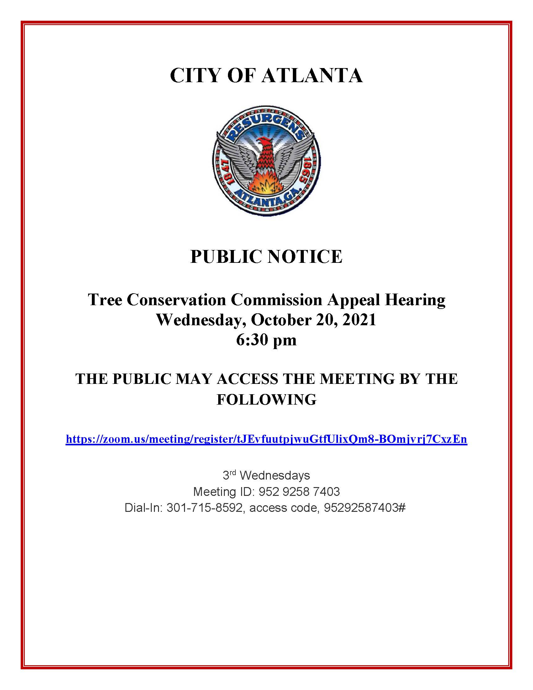 Public Notice Virtual Tree Commission October_20_2021