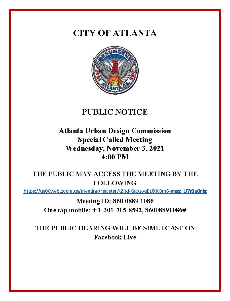 AUDC Meeting Public Notice Virtual - 11.03.2021