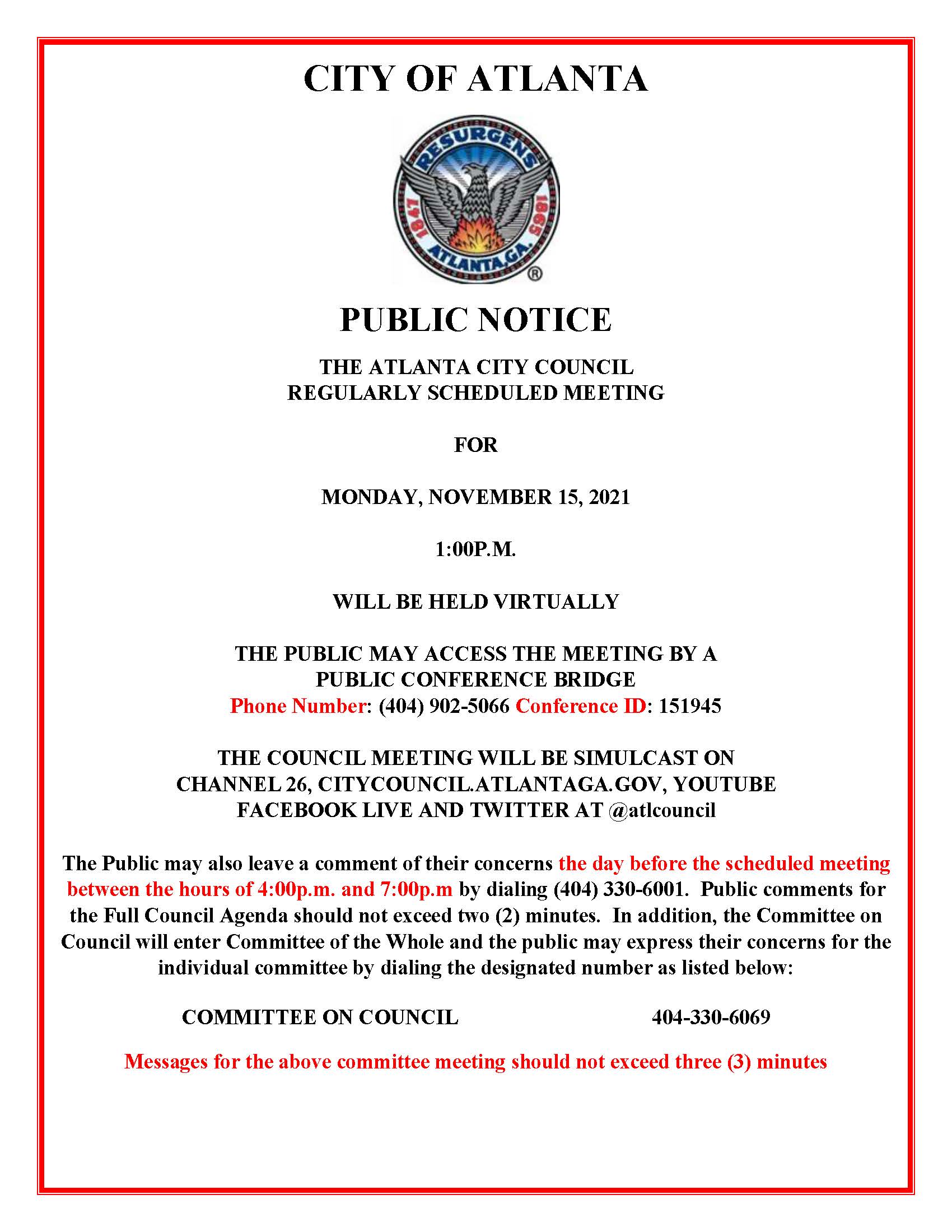 11.15.2021 ACC Virtual Meeting Public Notice