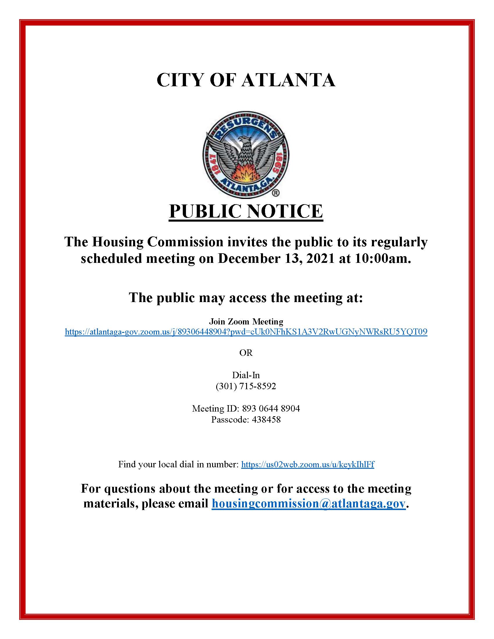 20211213 AHC Meeting Notice