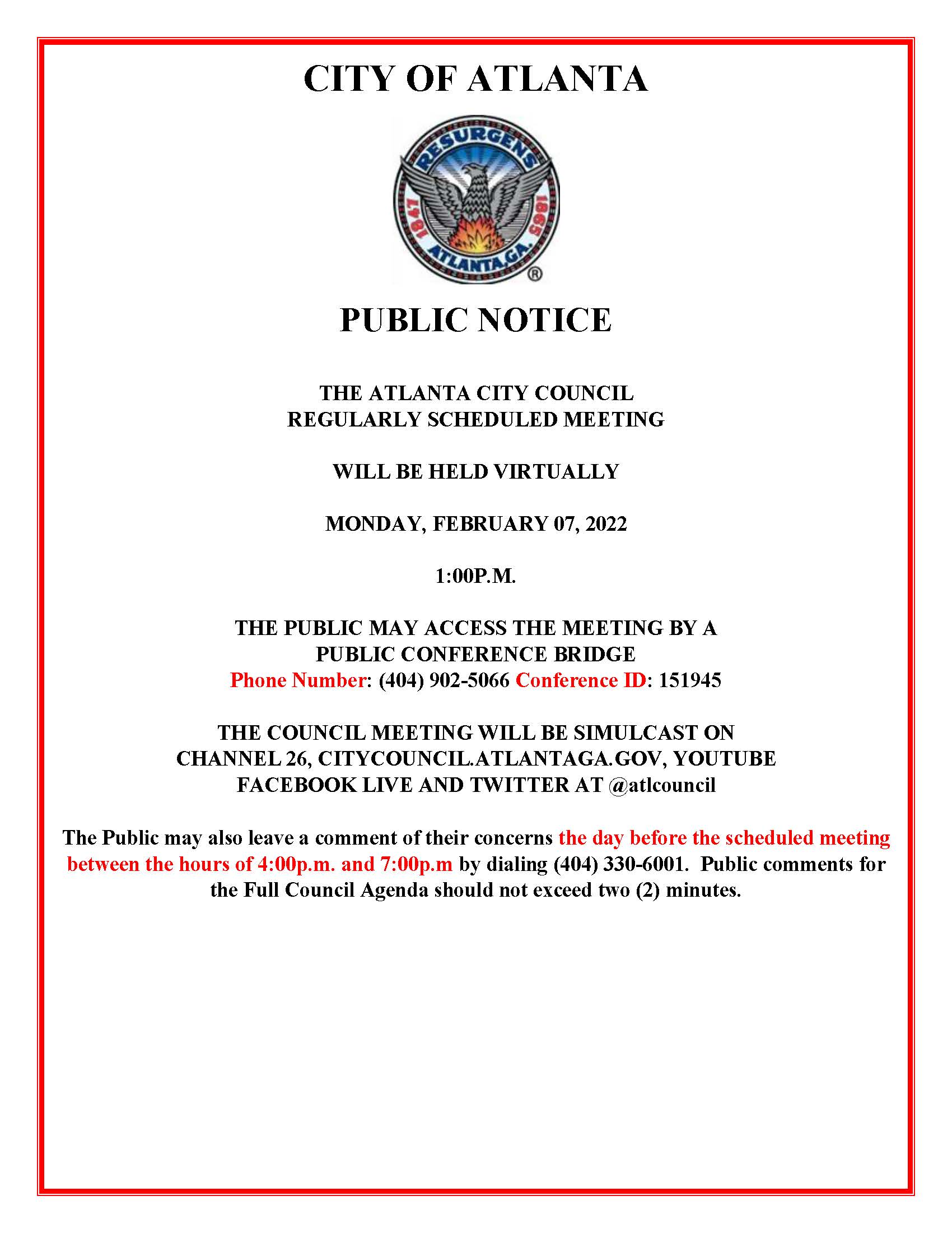 2.07.2022 ACC Virtual Meeting Public Notice