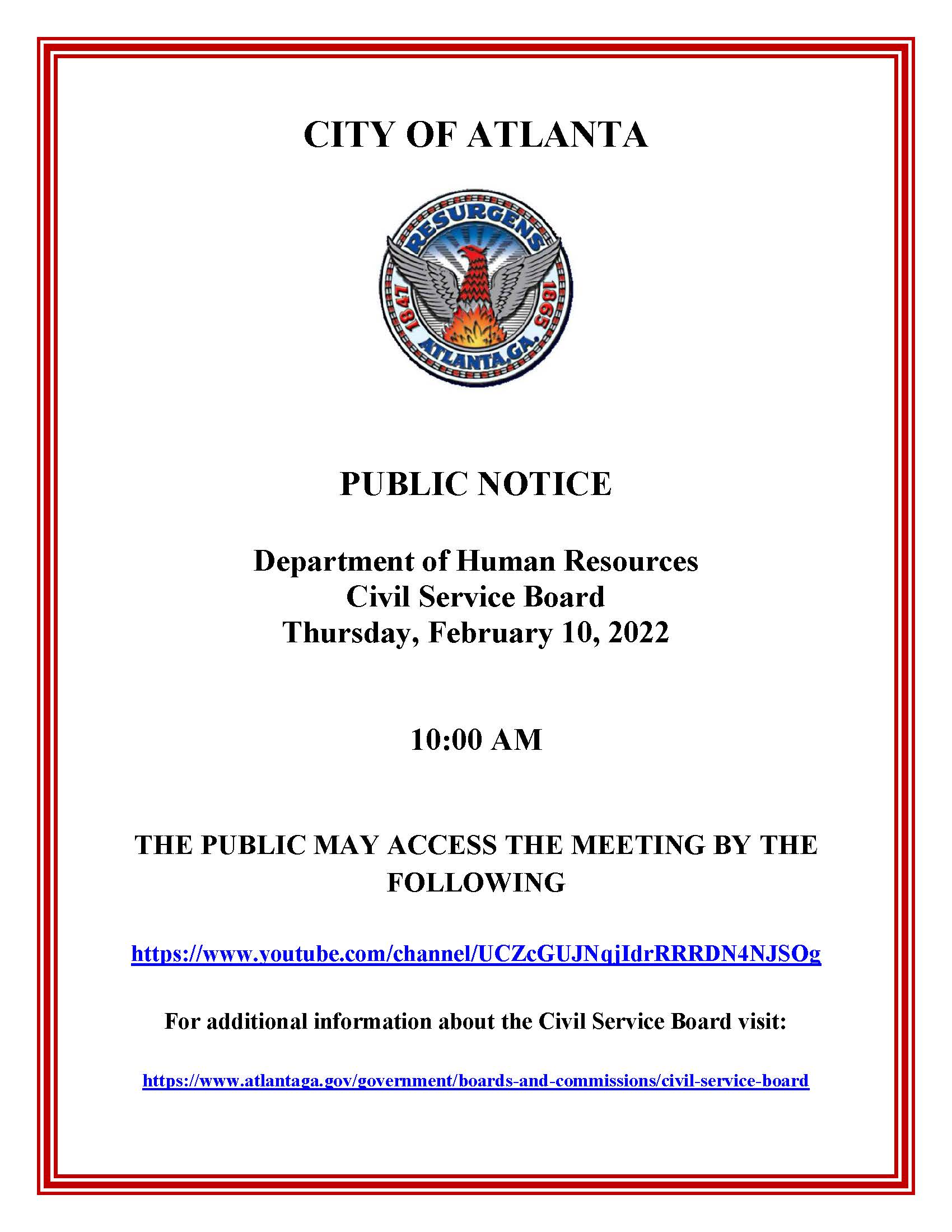 CSB Public Hearing Notice 2-10-22