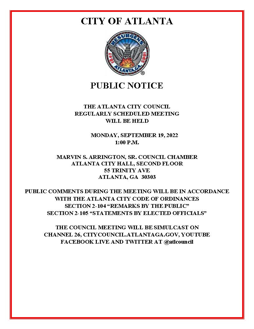 ACC Meeting Public Notice 9.19.2022