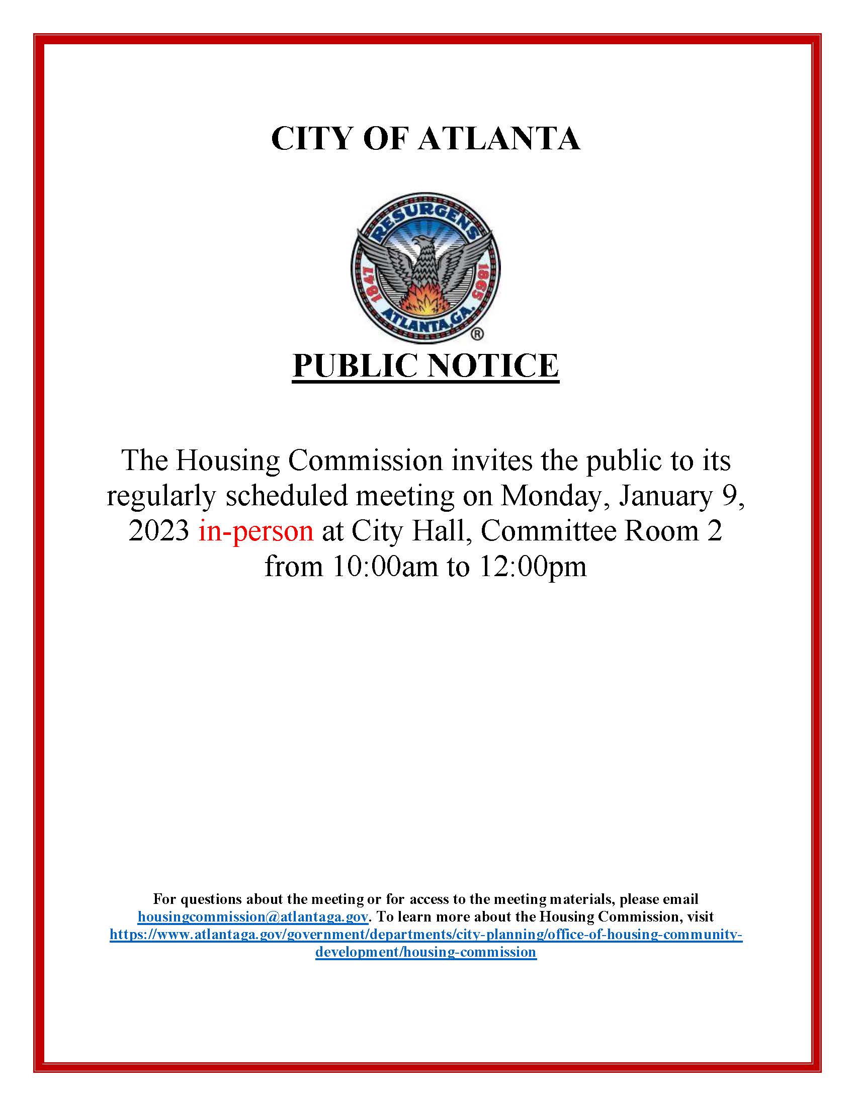 AHC Meeting Notice1.09.2023