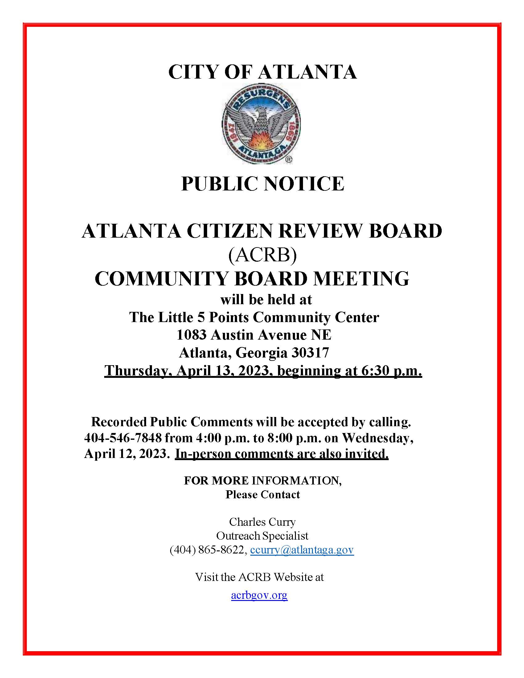 Public Notice_ACRB Community Board Meeting_4-13-23